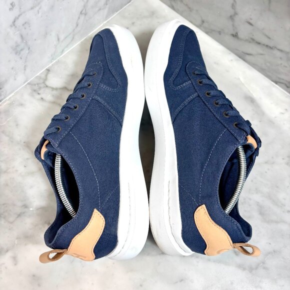 Cole Haan Men's Grandpro Rally Canvas Court Sneaker US Size 12 Blue White C34716 - Picture 8 of 10